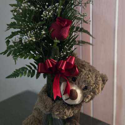 Bear hug roses