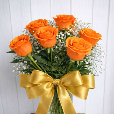Orange rosas