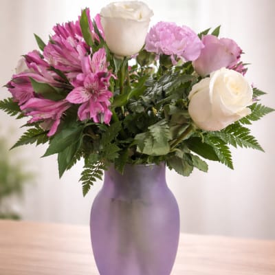 Blushing Garden vase