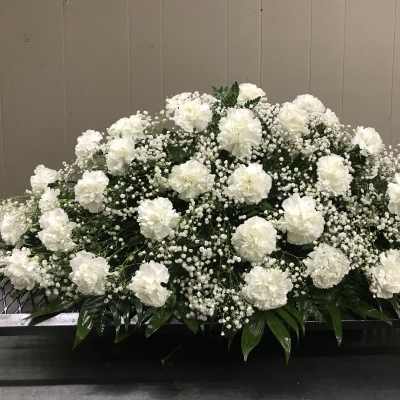Carnation Casket Spray