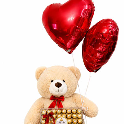 Giant Teddy Bear with Ferrero Rocher