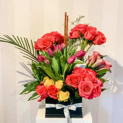 Small Bloom Box Floral Arrangement