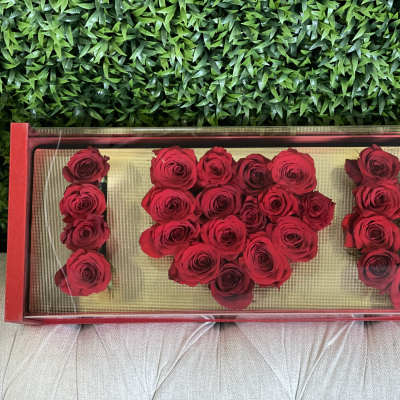 I Love U Rose Box