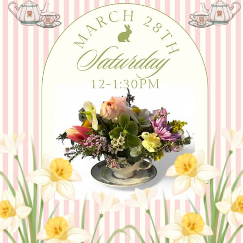 Bridgerton Teacup Workshop 3/28/26