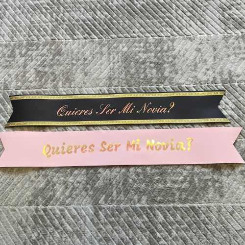 Quieres Ser Mi Novia Banner