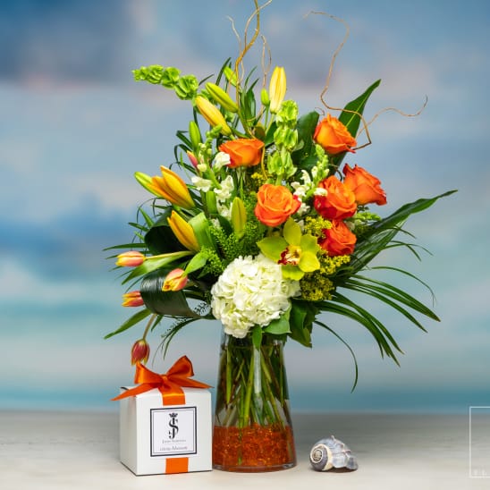 Citrus Summer Blossom with Citrus Blossom Candle