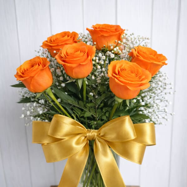 Orange rosas