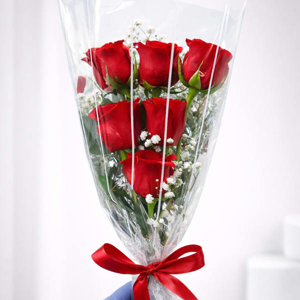 Classic roses red bouquet