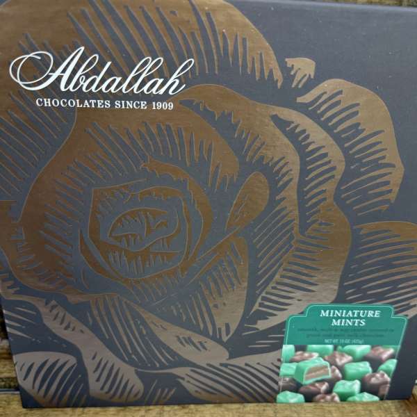 Abdallah Miniature Mints 15 oz Box of Chocolates