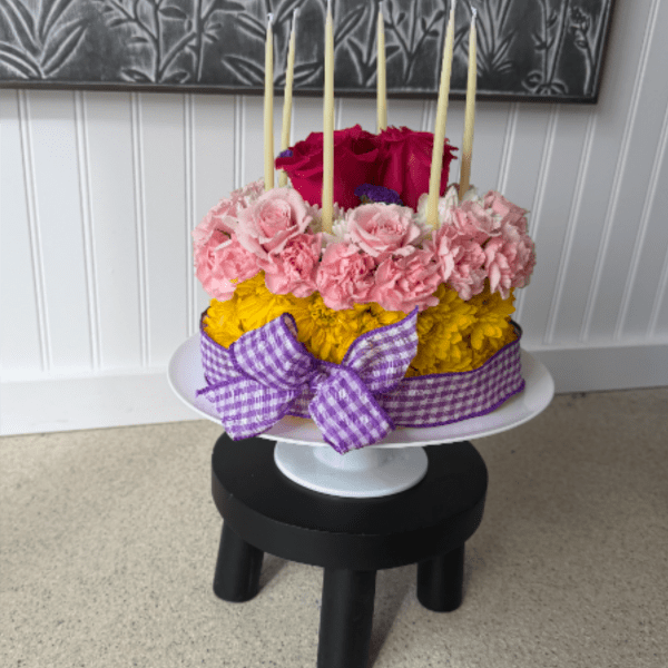 Floral Birthday Cake