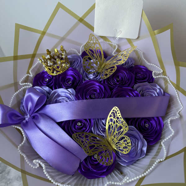 Eternal bouquets purple