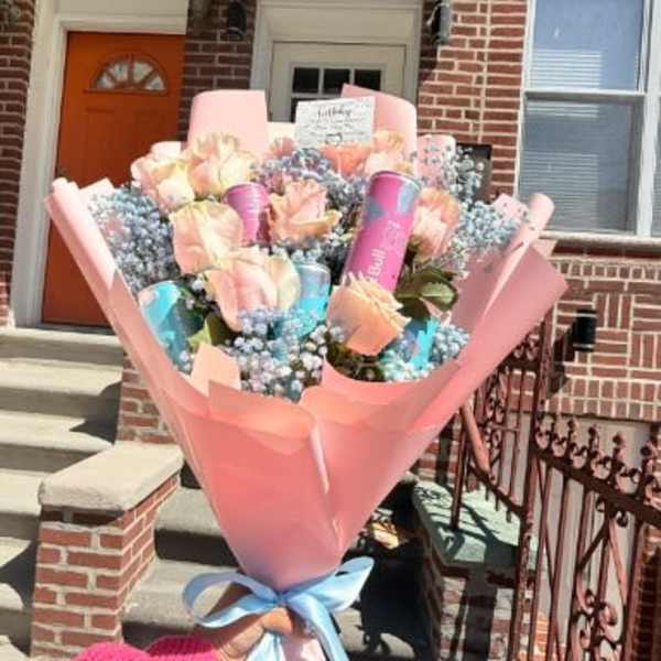 Jumbo Red Bull Bouquet Special