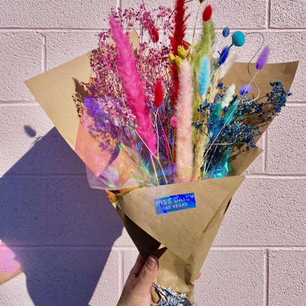Rainbow Cloud - Dried Floral Arrangement