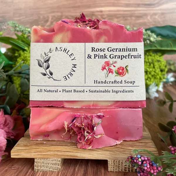 Rose Geranium & Pink Grapefruit Soap