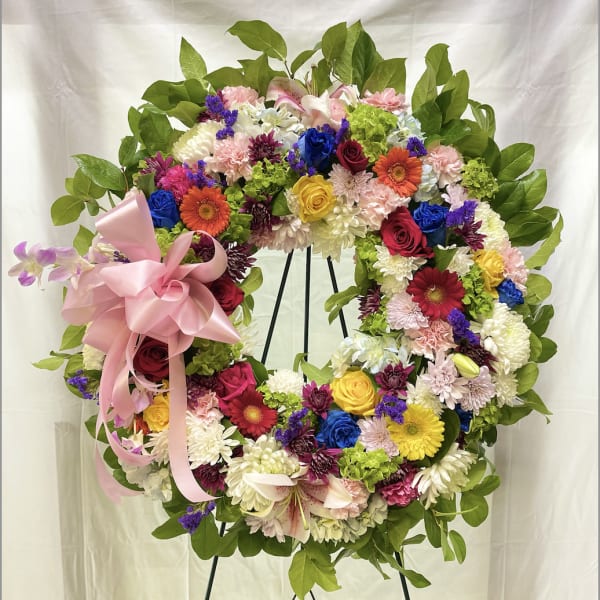 Rainbow Wreath (Deluxe Shown)