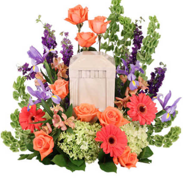 Bittersweet Twilight Memorial Urn Cremation Flowers