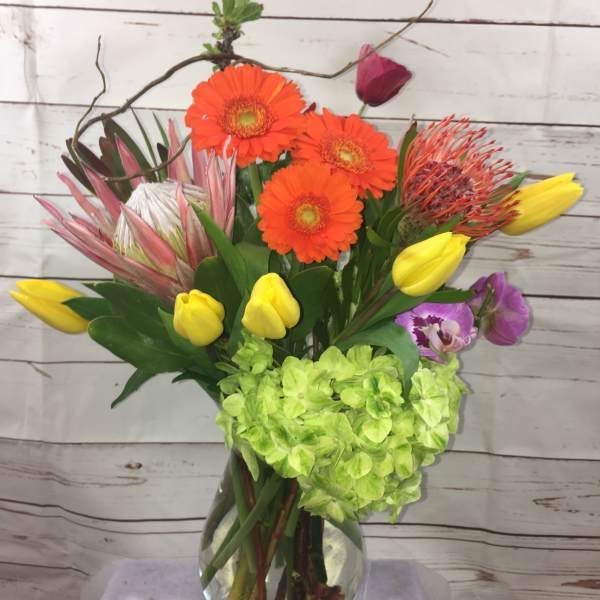 Bright and stylish by seulberger's florist