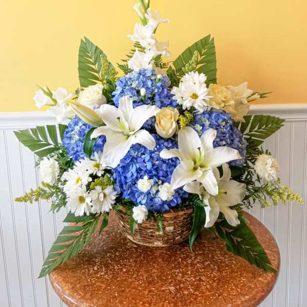Sacred Garden Basket Arrangement