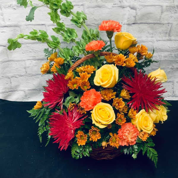 Fall Funeral Basket