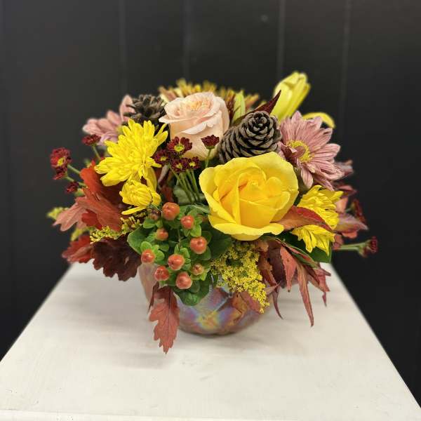 orange splendor bouquet thanksgiving