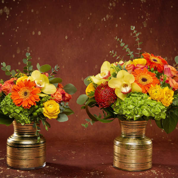 Golden Sunset Blooms