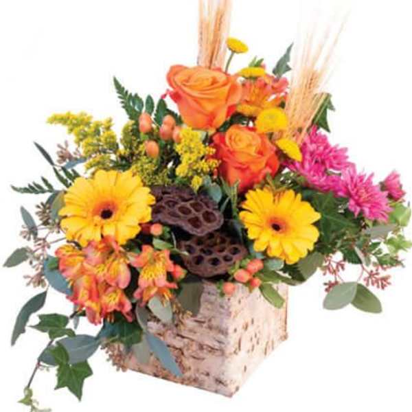 ENCHANTING HARVEST FLORAL ARRANGEMENT