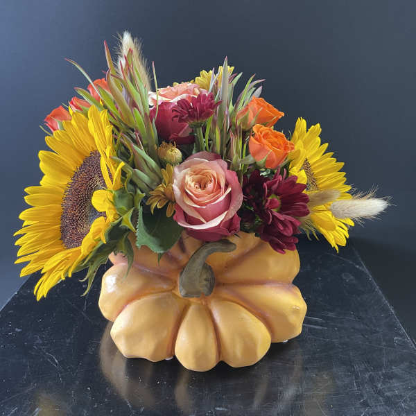 Pumpkin Spice Floral arrangement