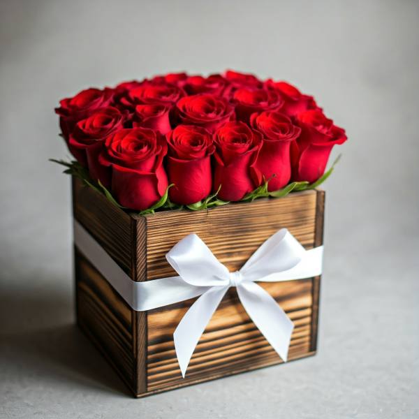 Rustic Rose Box