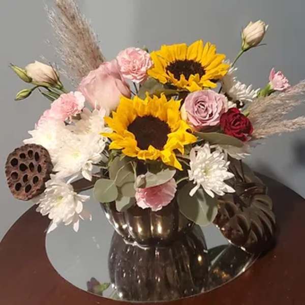 Elegant Bronze Pumpkin