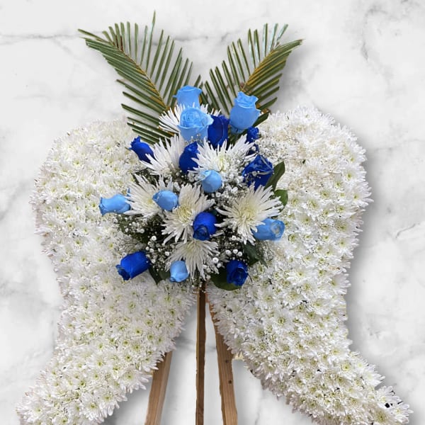 Medium Angel Wings Funeral