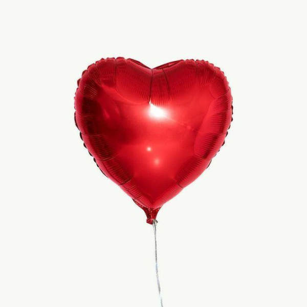 Red Heart-Shaped Balloon