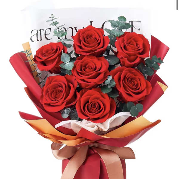 Luxury preserved roses bouquet