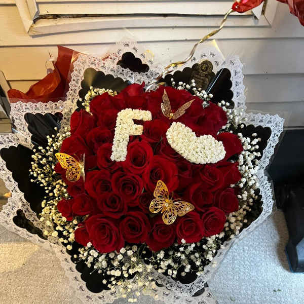 Ramo buchon con inicial