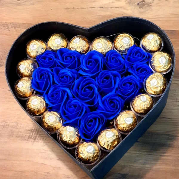 Midnight Indulgence Rose Heart