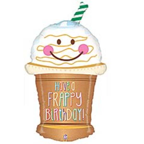 Have a Frappy Birthday Jumbo Mylar