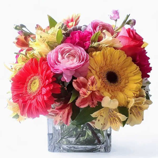 Just Because Cheerful Blossoms Bouquet Designer's Choice