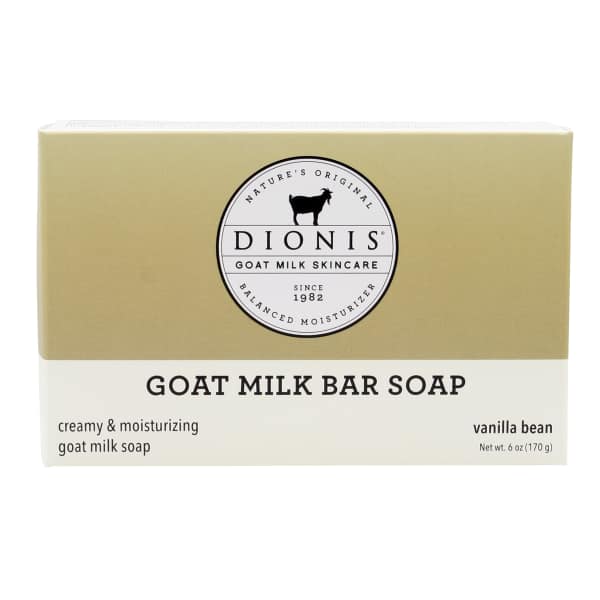 Dionis Goat Milk Bar Soap, Vanilla Bean