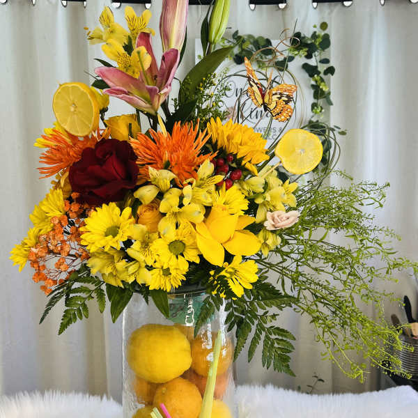 Citrus Sunrise Arrangement