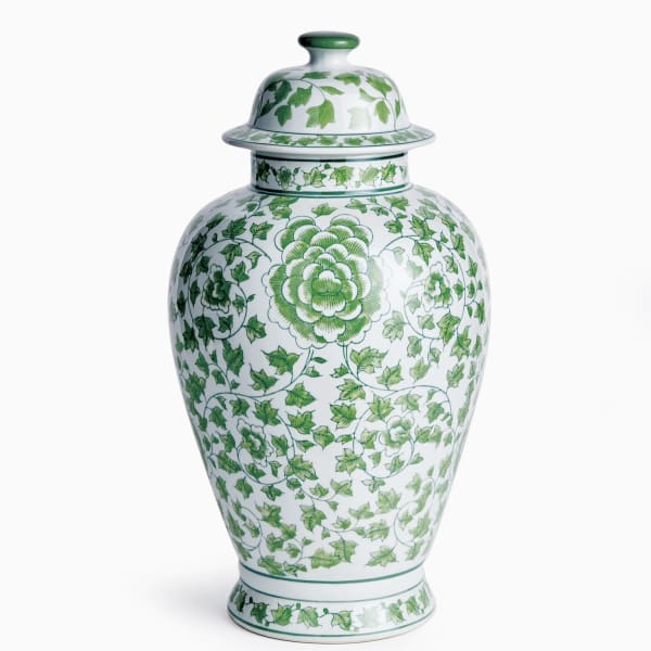 Imperial Ivy Lidded Ginger Jar