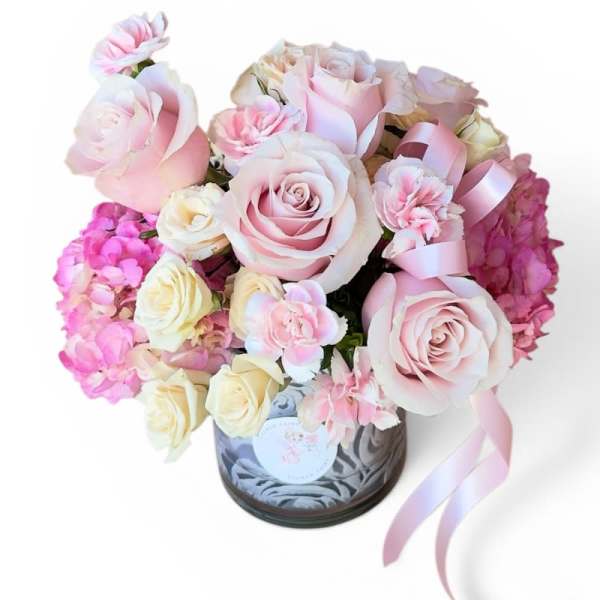 Pink Velvet Garden Arrangement #89