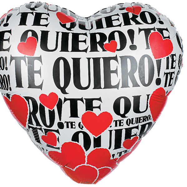 18" Te Quiero! Mylar