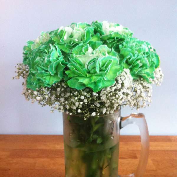 Green "Beer" Arrangement