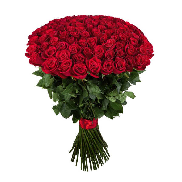 75 Red Roses Luxury Hand-Tied Bouquet