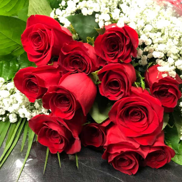 [TT-SIGWRAP]: SIGNATURE PREMIUM LONG STEM RED ROSES WRAPPED