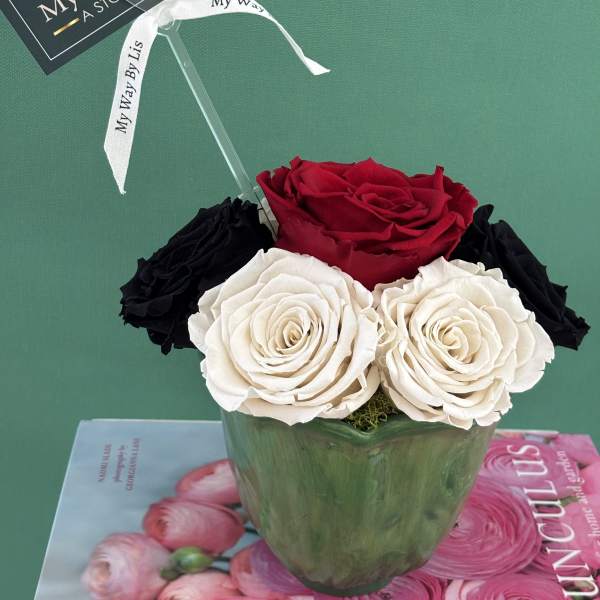 Mary. (PRESERVED ROSES)