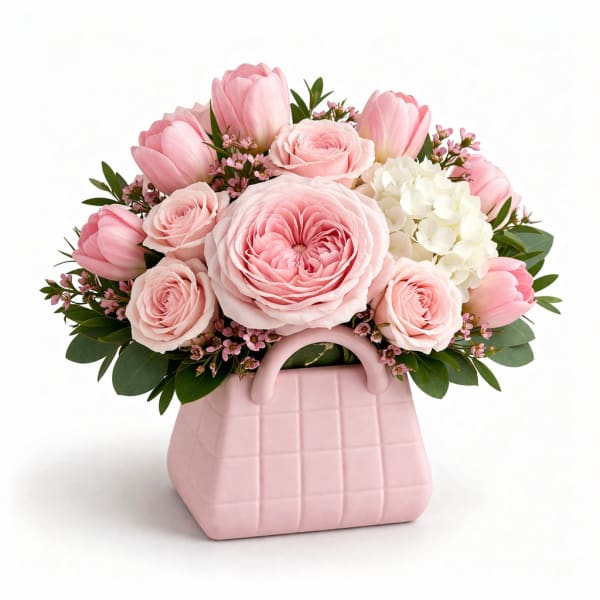 Blush Garden Handbag