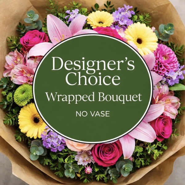 Designers Choice Wrapped Bouquet