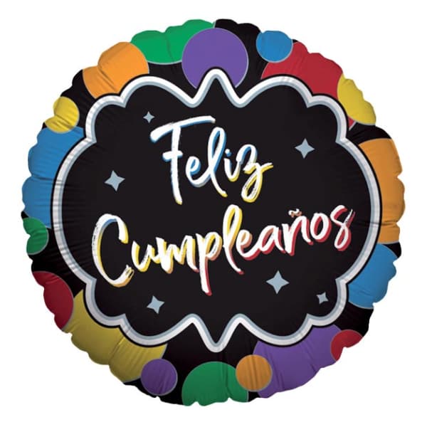 18" Feliz Cumpleaños Mylar