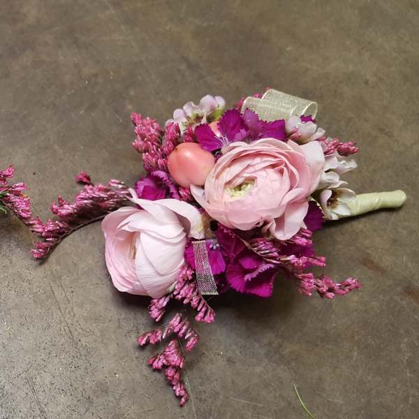 Berry Sweet Boutonniere