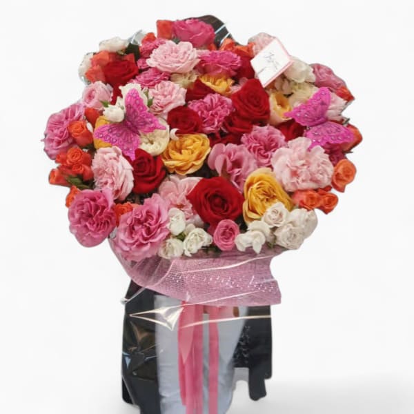 Luxury Colorful Rose Ramos Bouquet
